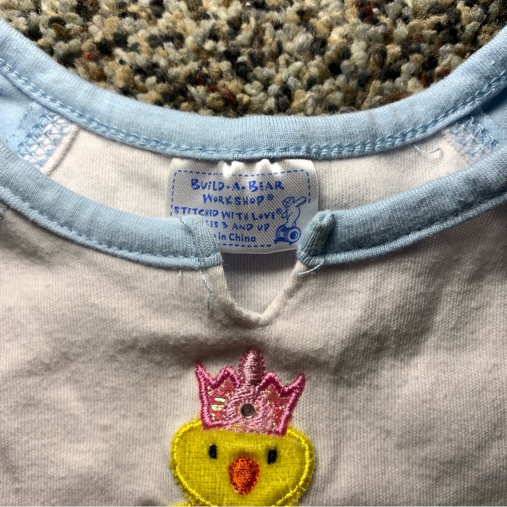 Build-A-Bear Workshop Chicks Rule Pajama and Slippers Outfit - Picture 3 of 9